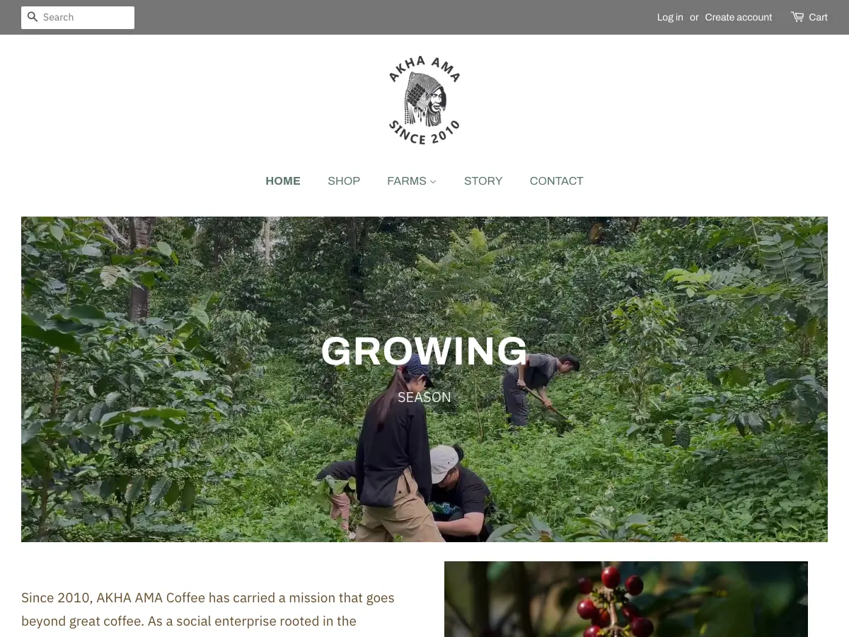 Akha Ama (The New Original)'s website