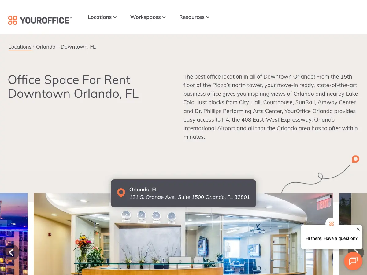 YourOffice's website