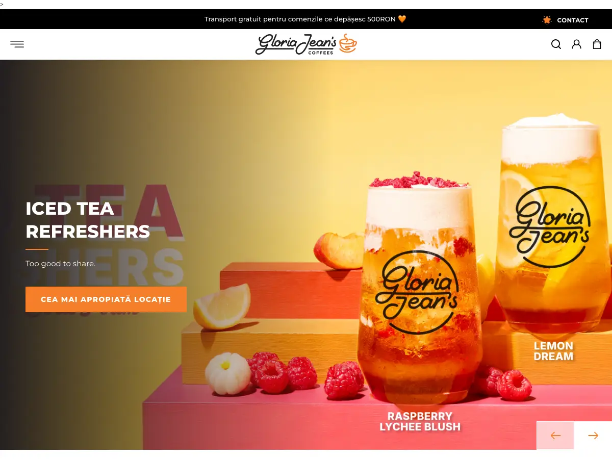 Gloria Jean's's website