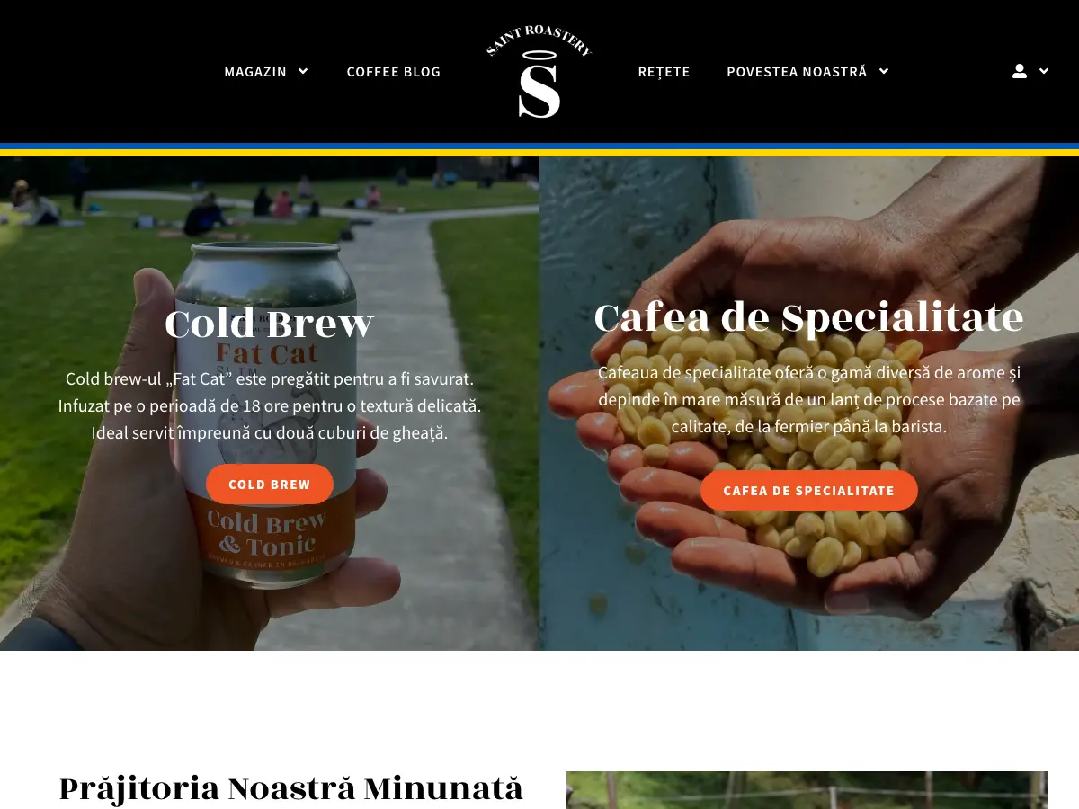 Saint Roastery Botanica's website