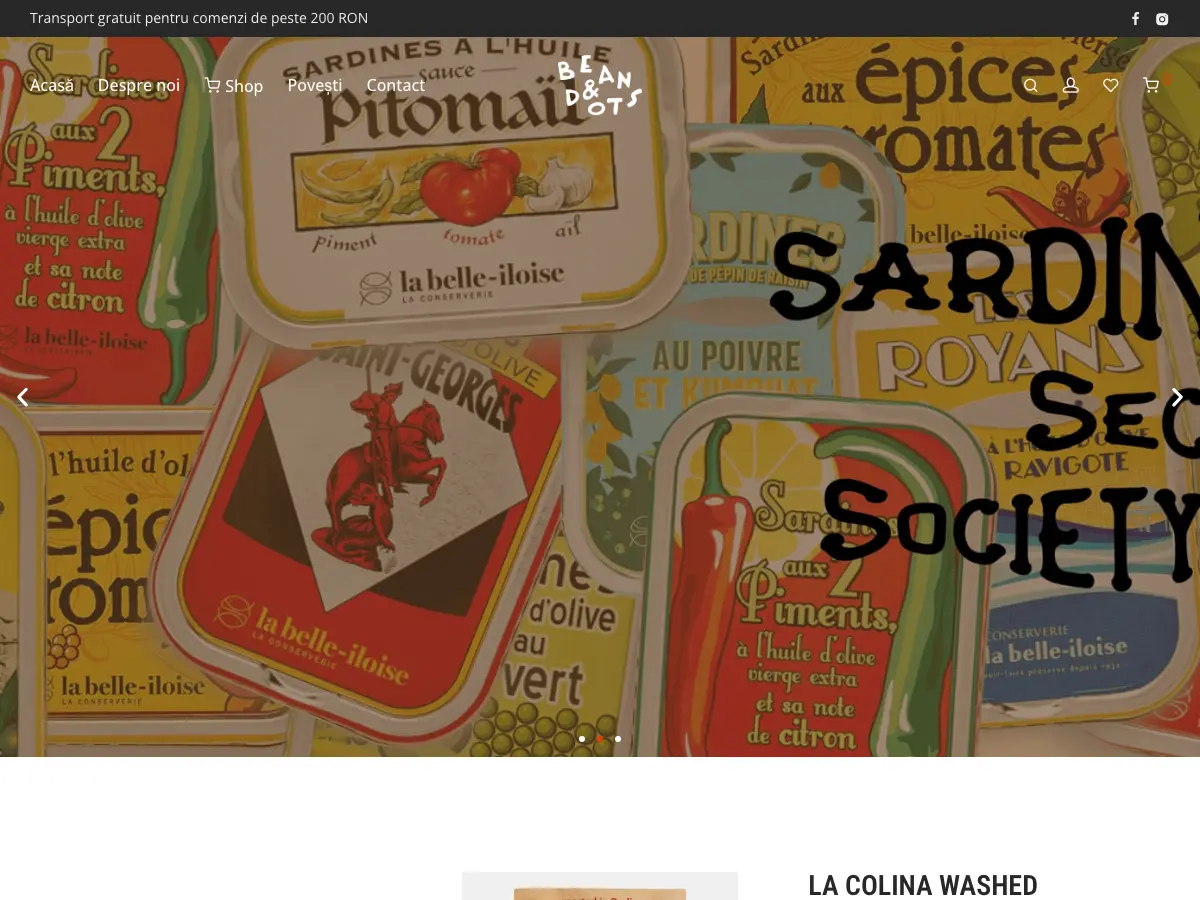 Beans & Dots's website