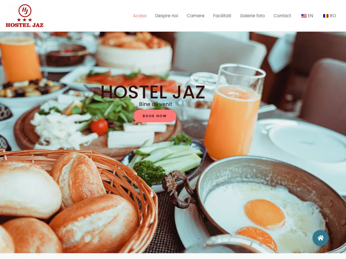 Hostel Jaz's website