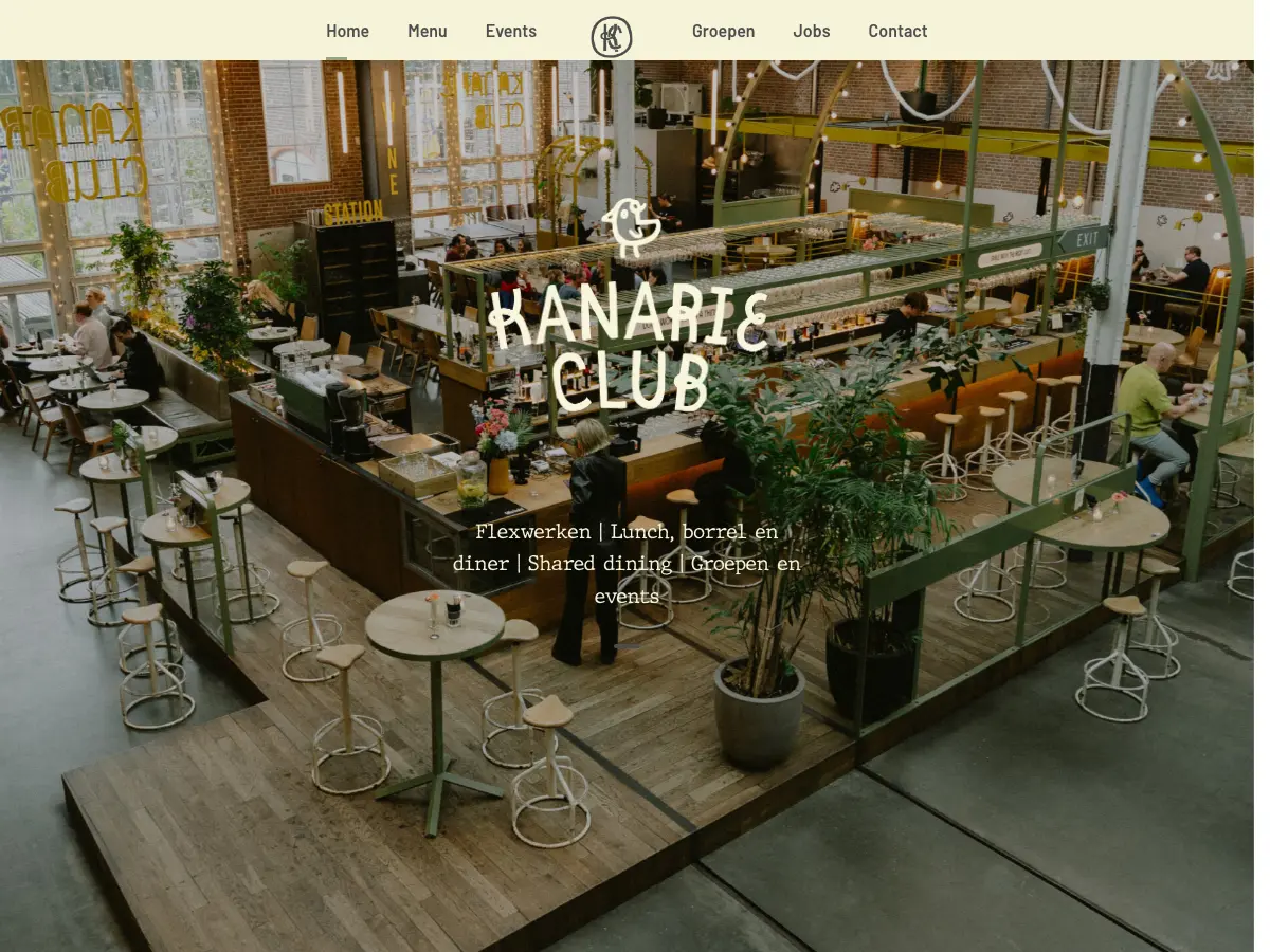 Kanarie Club's website