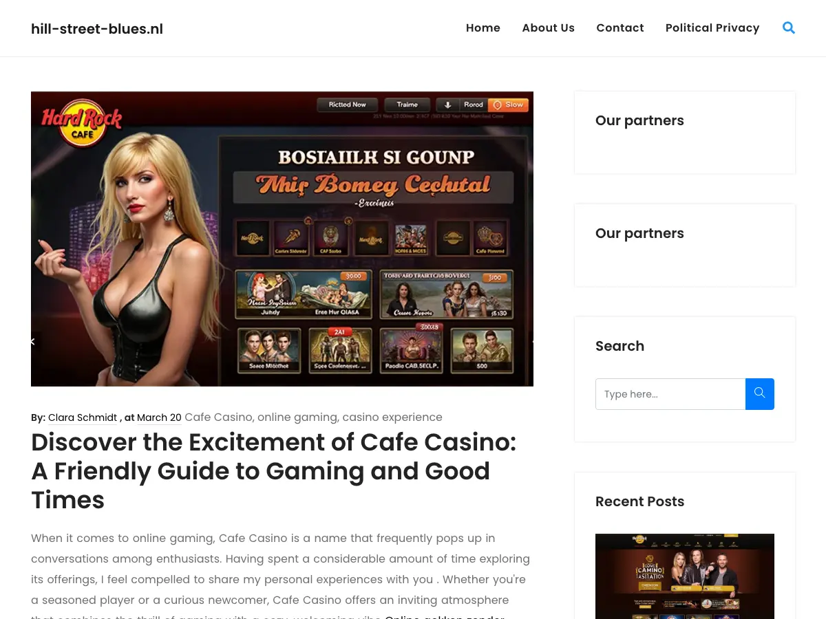 Café Hill Street Blues's website