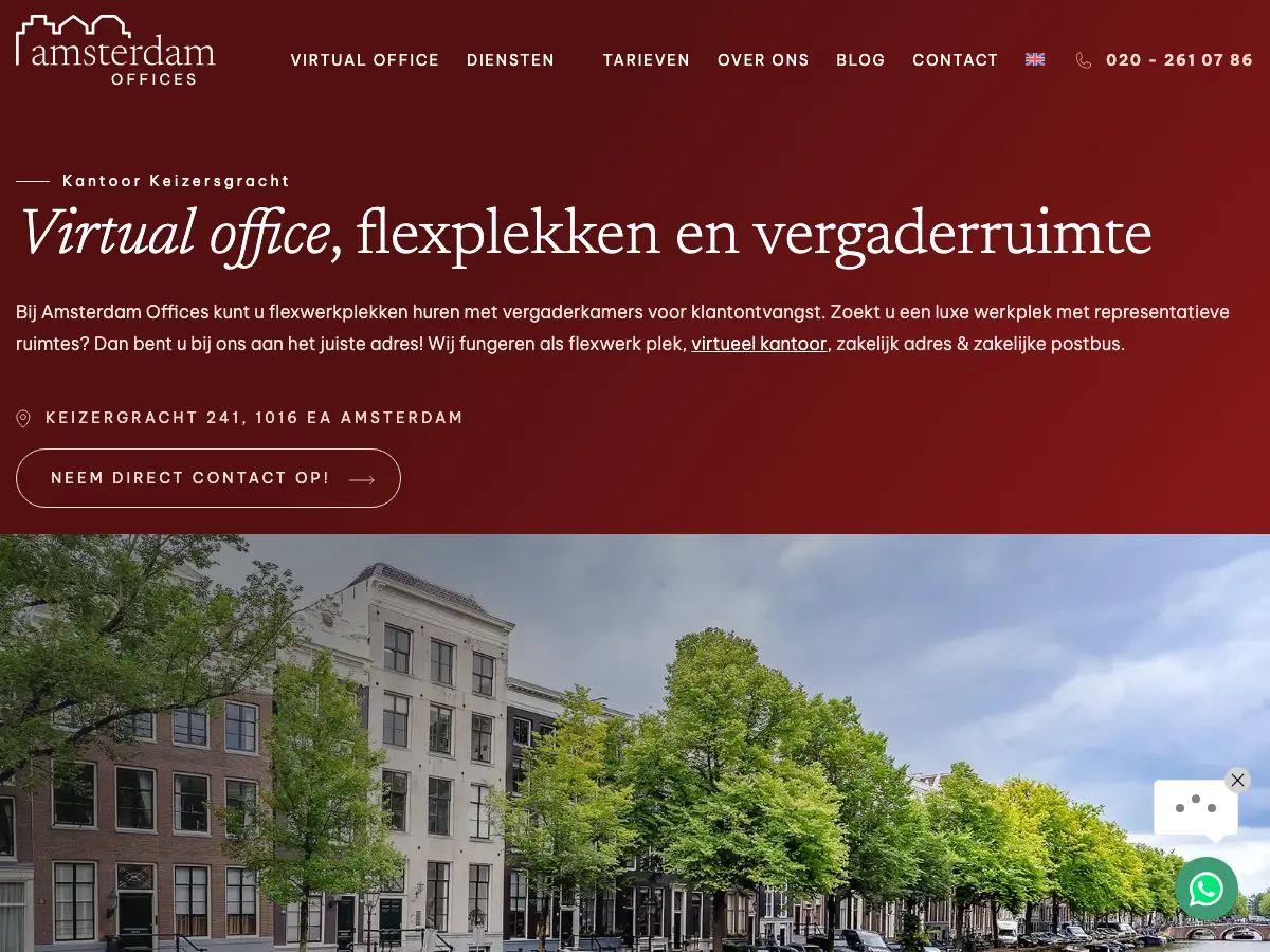 Amsterdam Offices's website