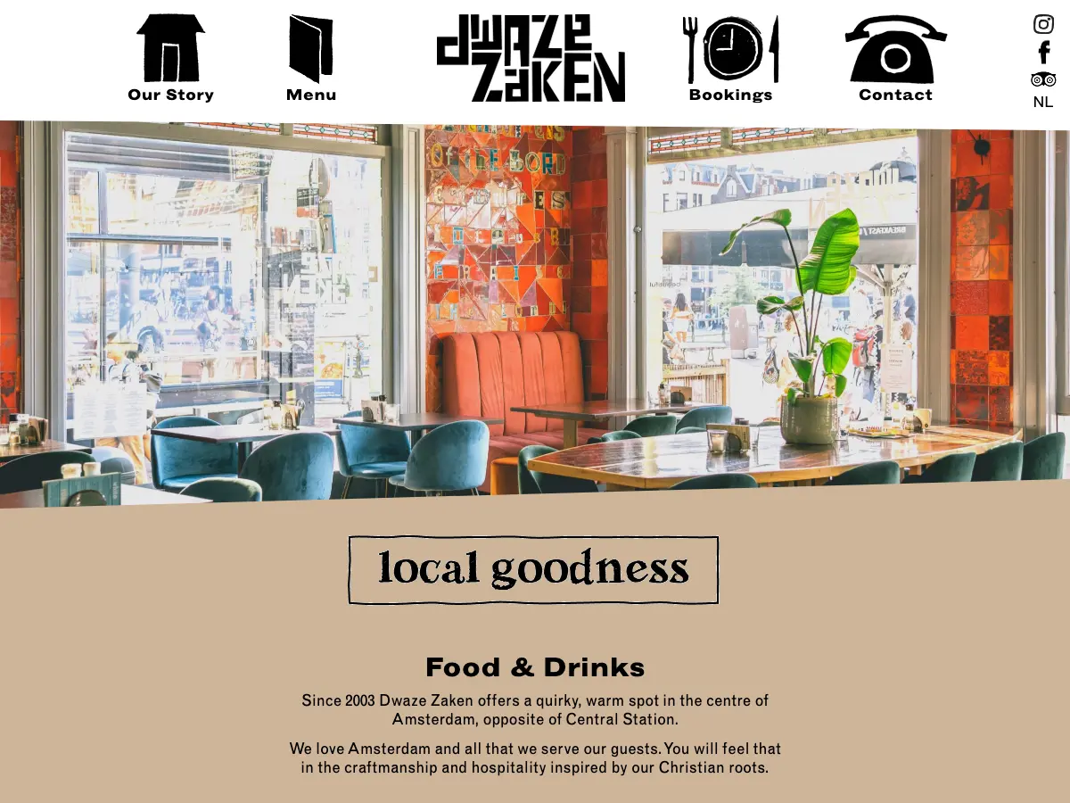 Dwaze zaken's website