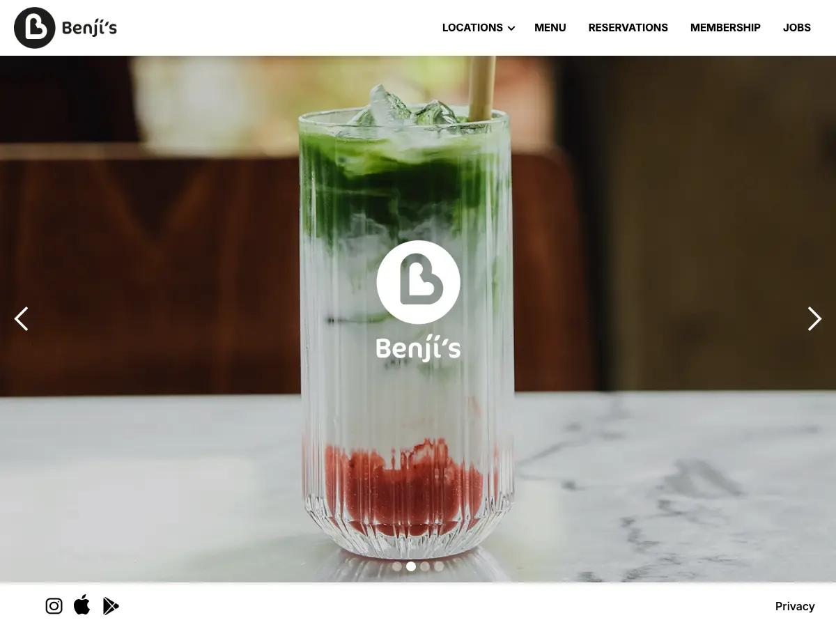 Benji's's website