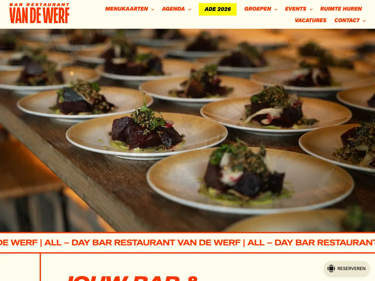 VAN DE WERF's website