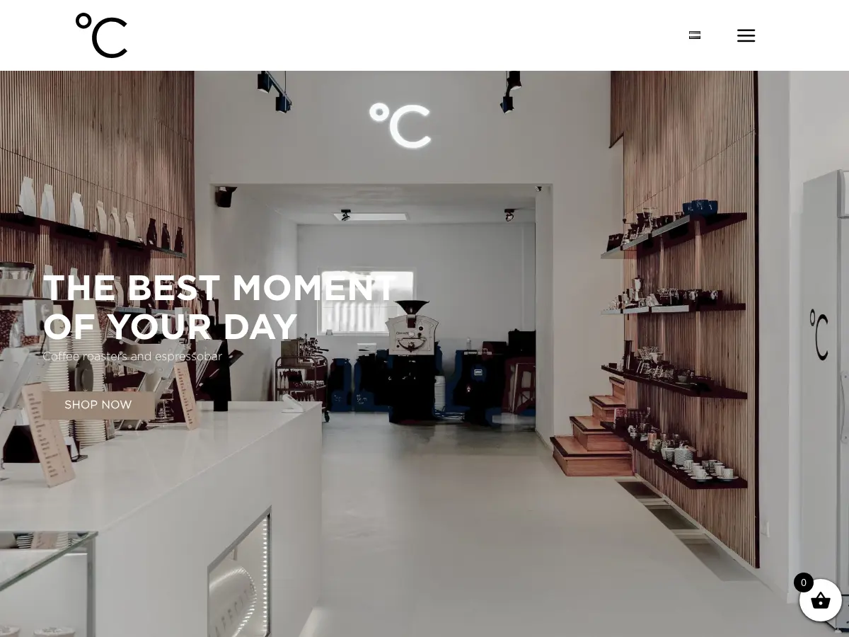 Cafecito's website