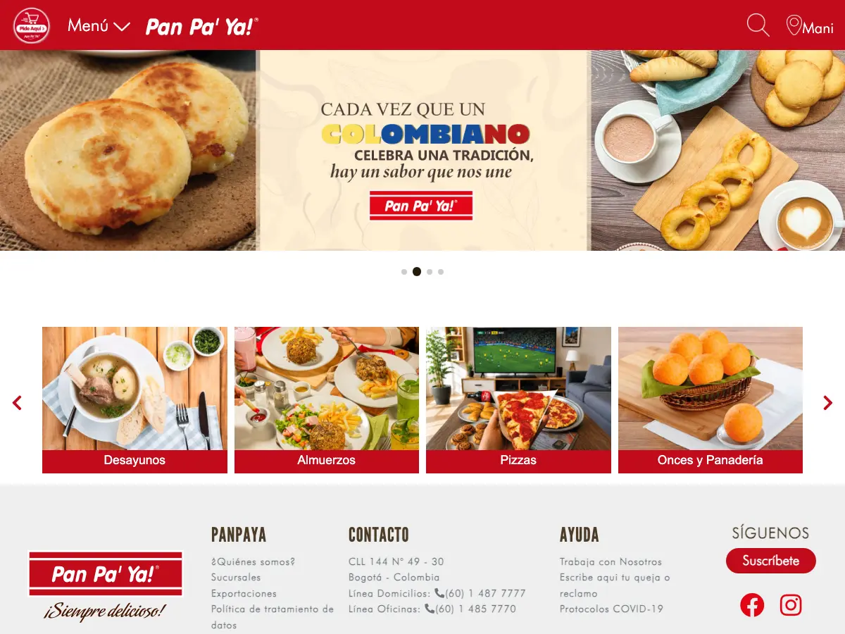 Pan Pa Ya/Oxxo's website