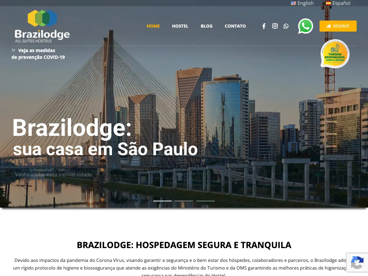 Brazilodge Leblon's website