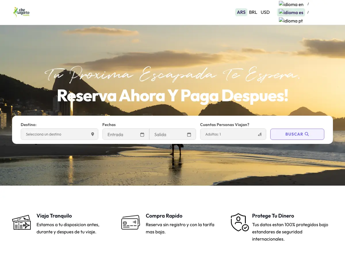 Che Lagarto Hostel Copacabana's website
