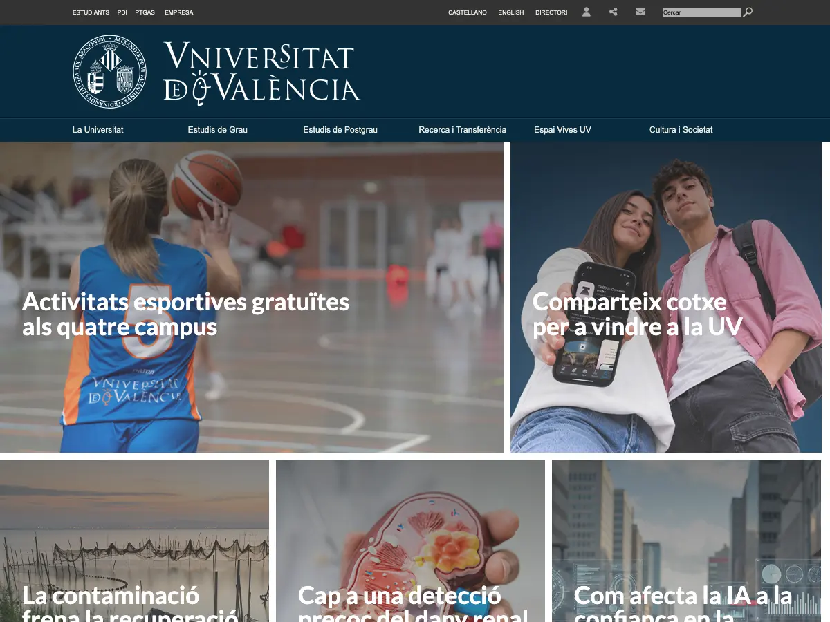 Biblioteca de Ciències Eduard Boscà's website