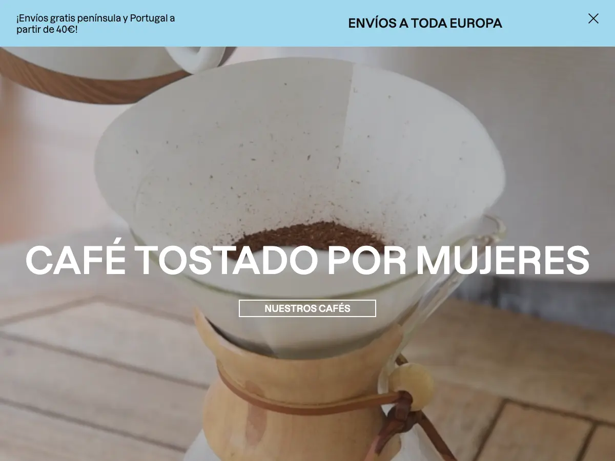 Bluebell Coffee Co.'s website