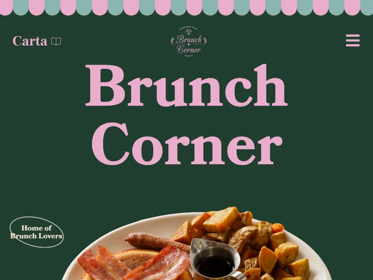Brunch Corner - La Virgen's website