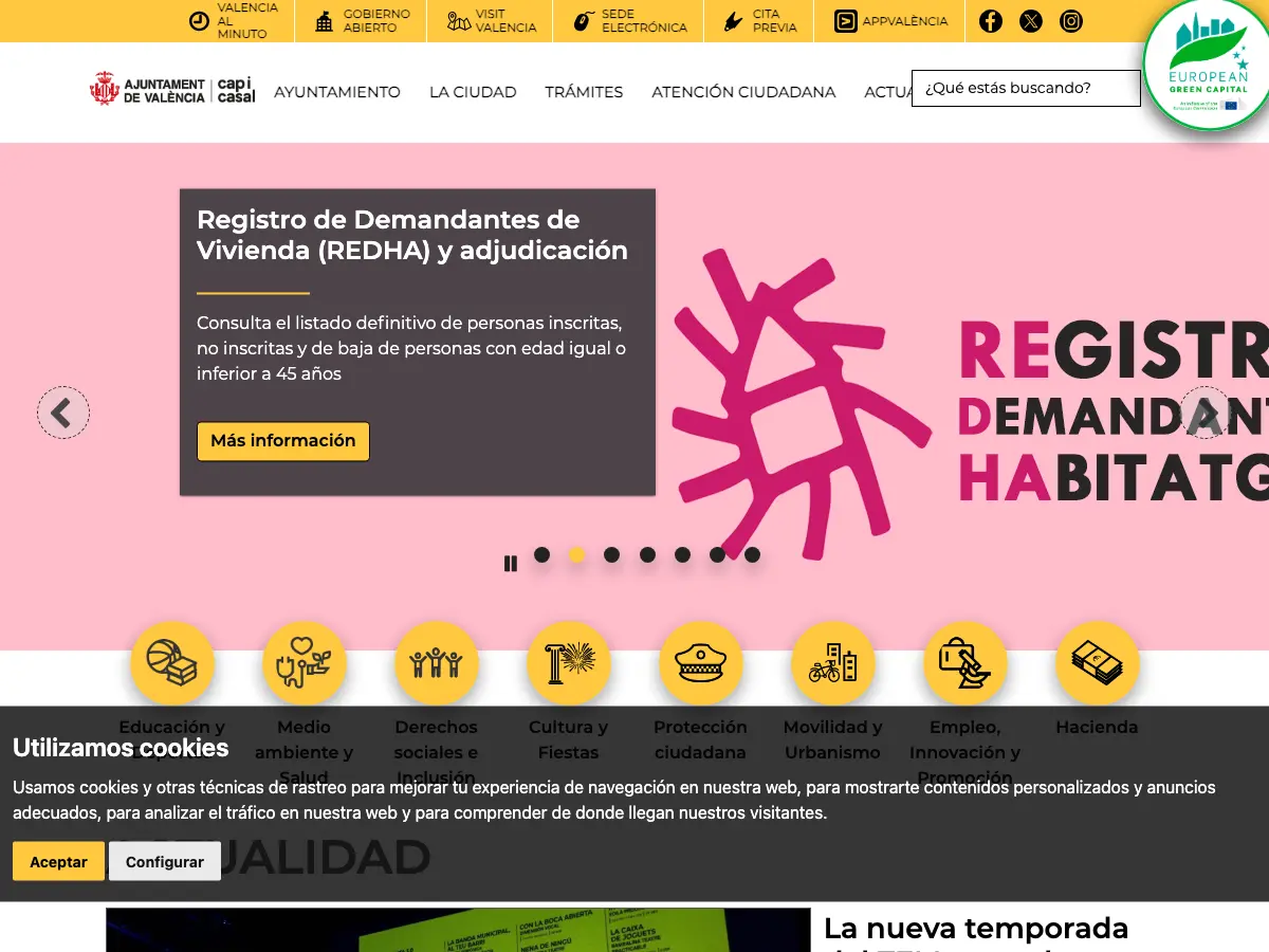Biblioteca Municipal Joanot Martorell's website