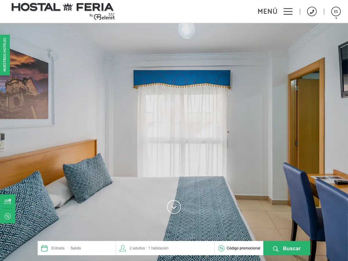 Hostal Residencial RR's website