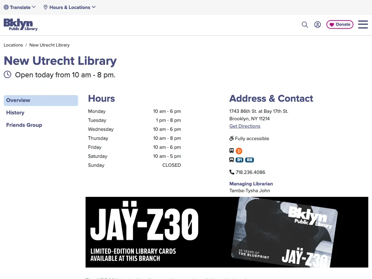 Service to the Aging Library's website