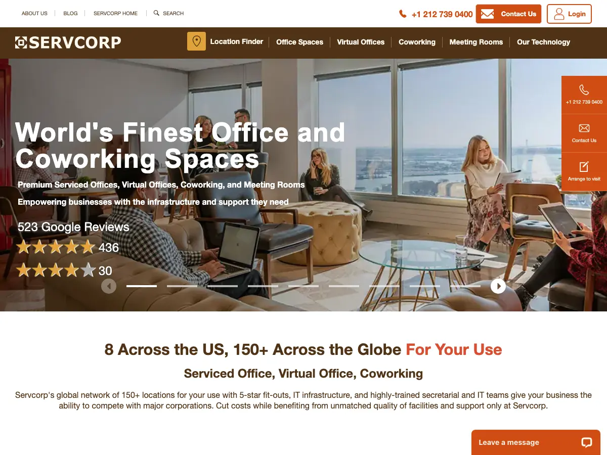 Servcorp One World Trade Center, New York's website