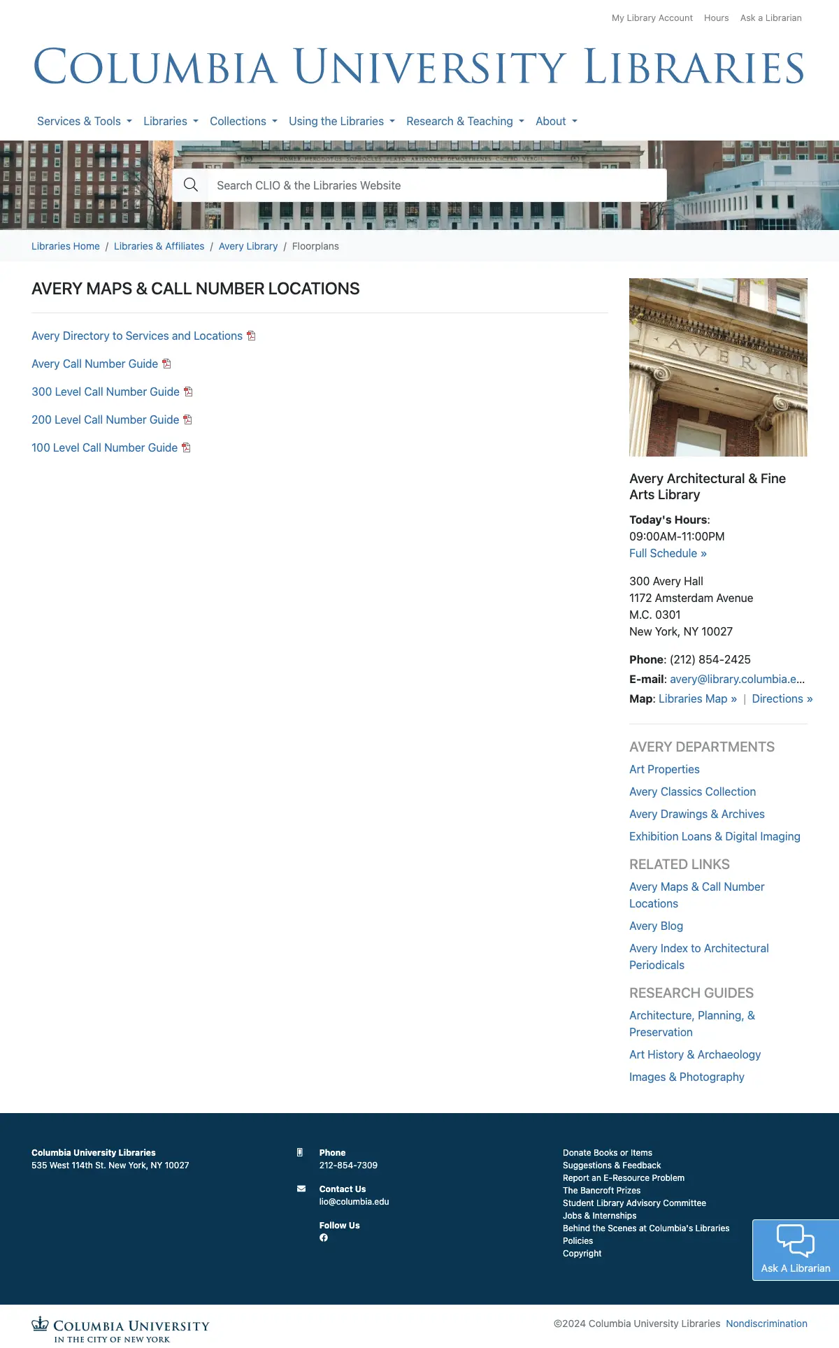 Avery Architectural and Fine Arts Library, photo 2