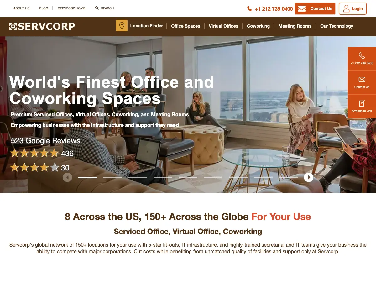 Servcorp 17 State Street's website