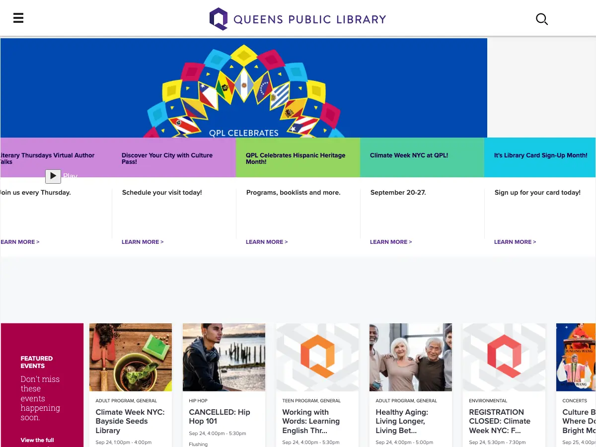 Queens Public Library at Steinway's website