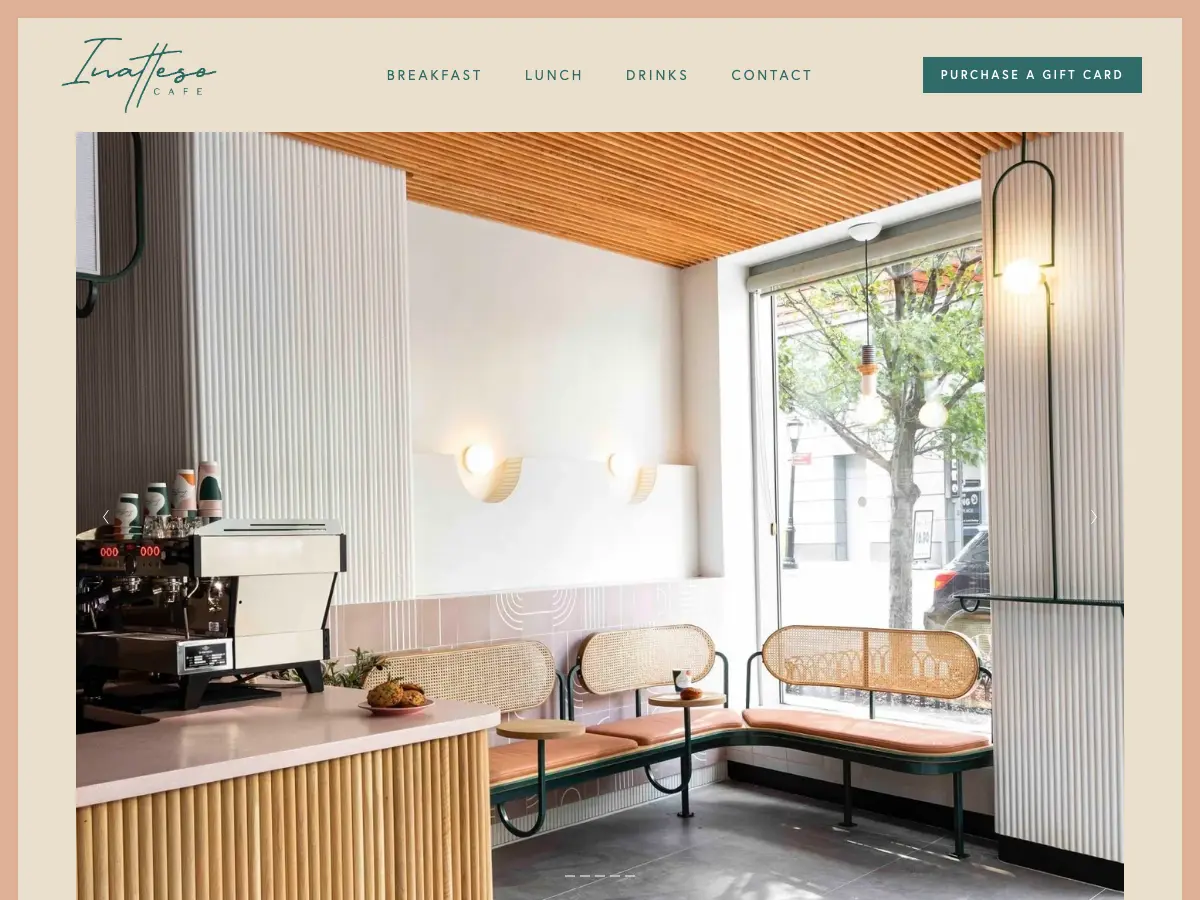 Inatteso Cafe's website