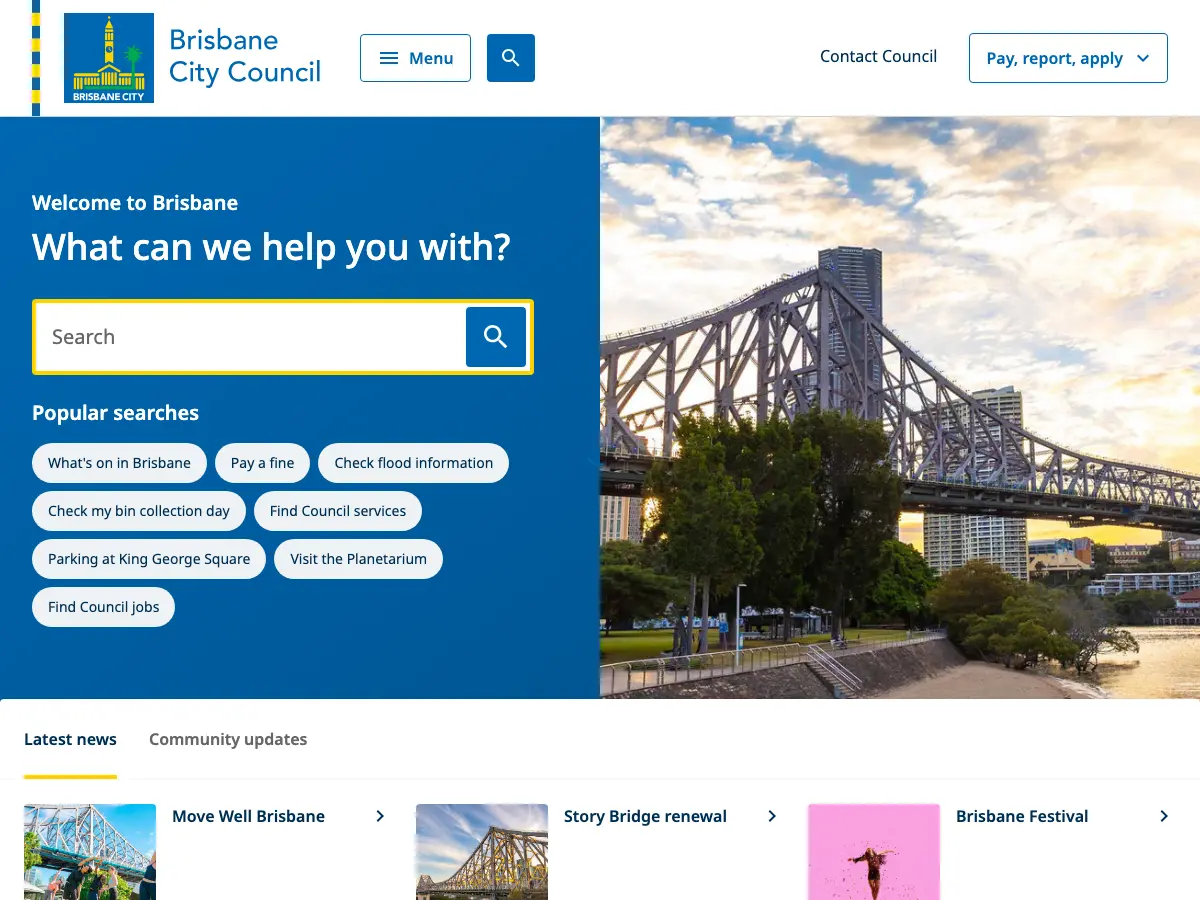 Chermside Library's website