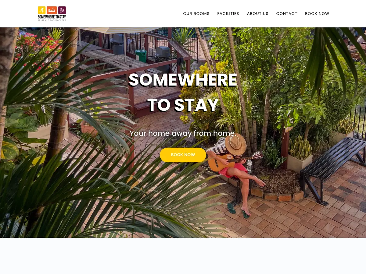 Somewhere To Stay Backpackers's website