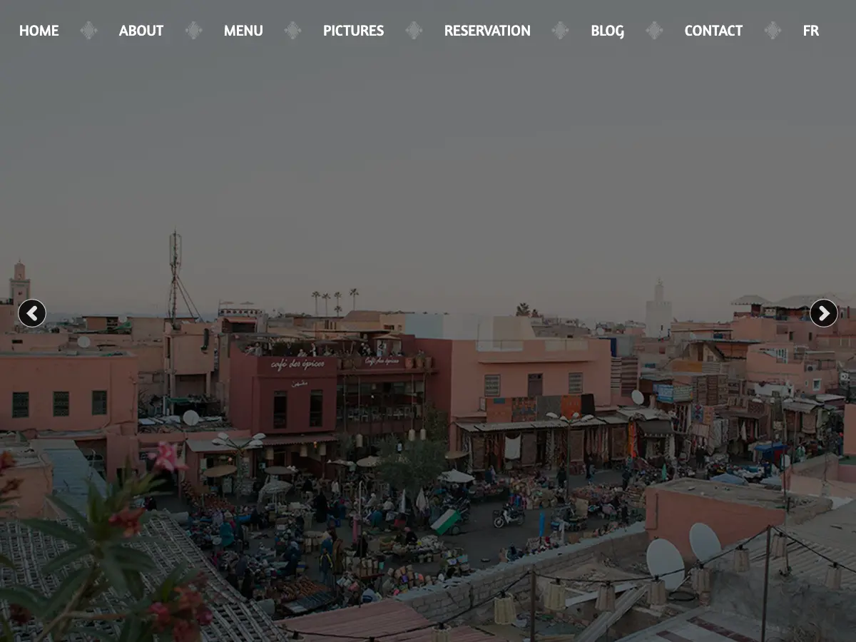 Café des Epices's website