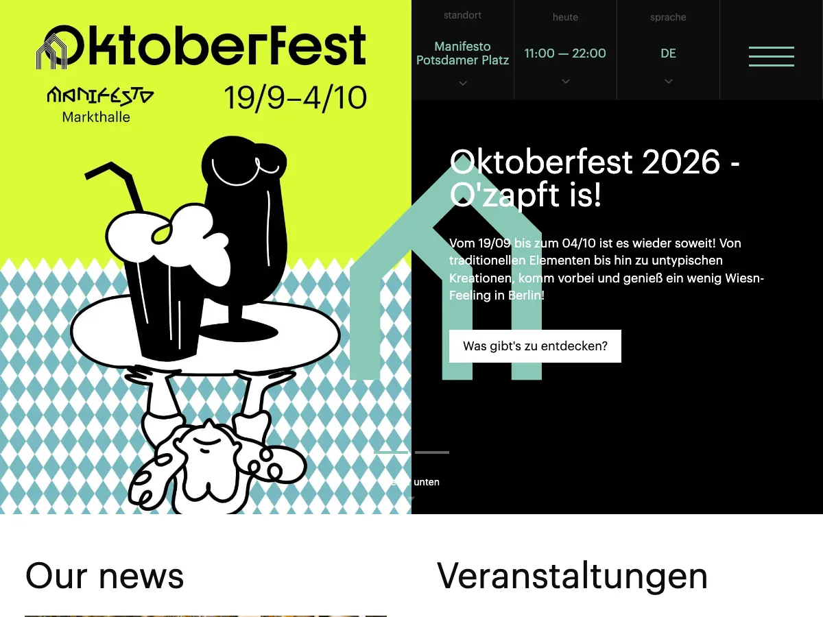 Manifesto's website