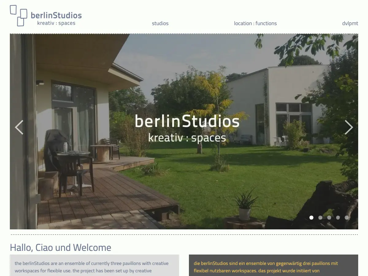 Visiting Creatives Studios's website