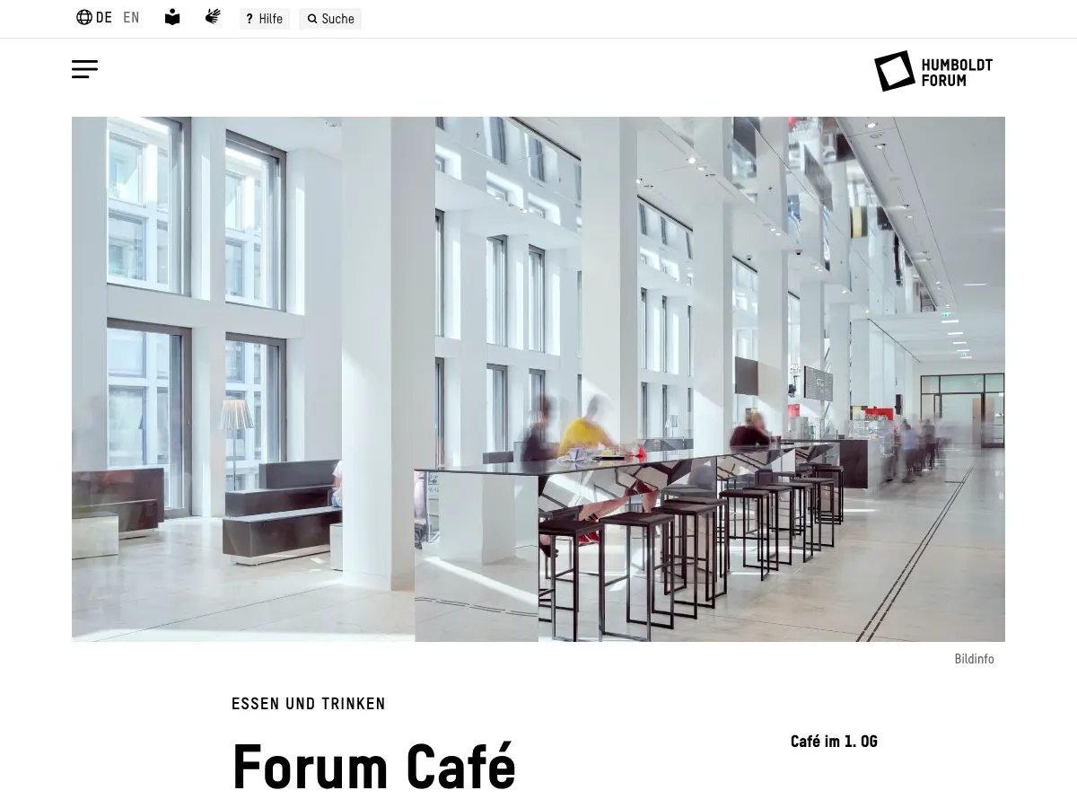 Forum Café's website