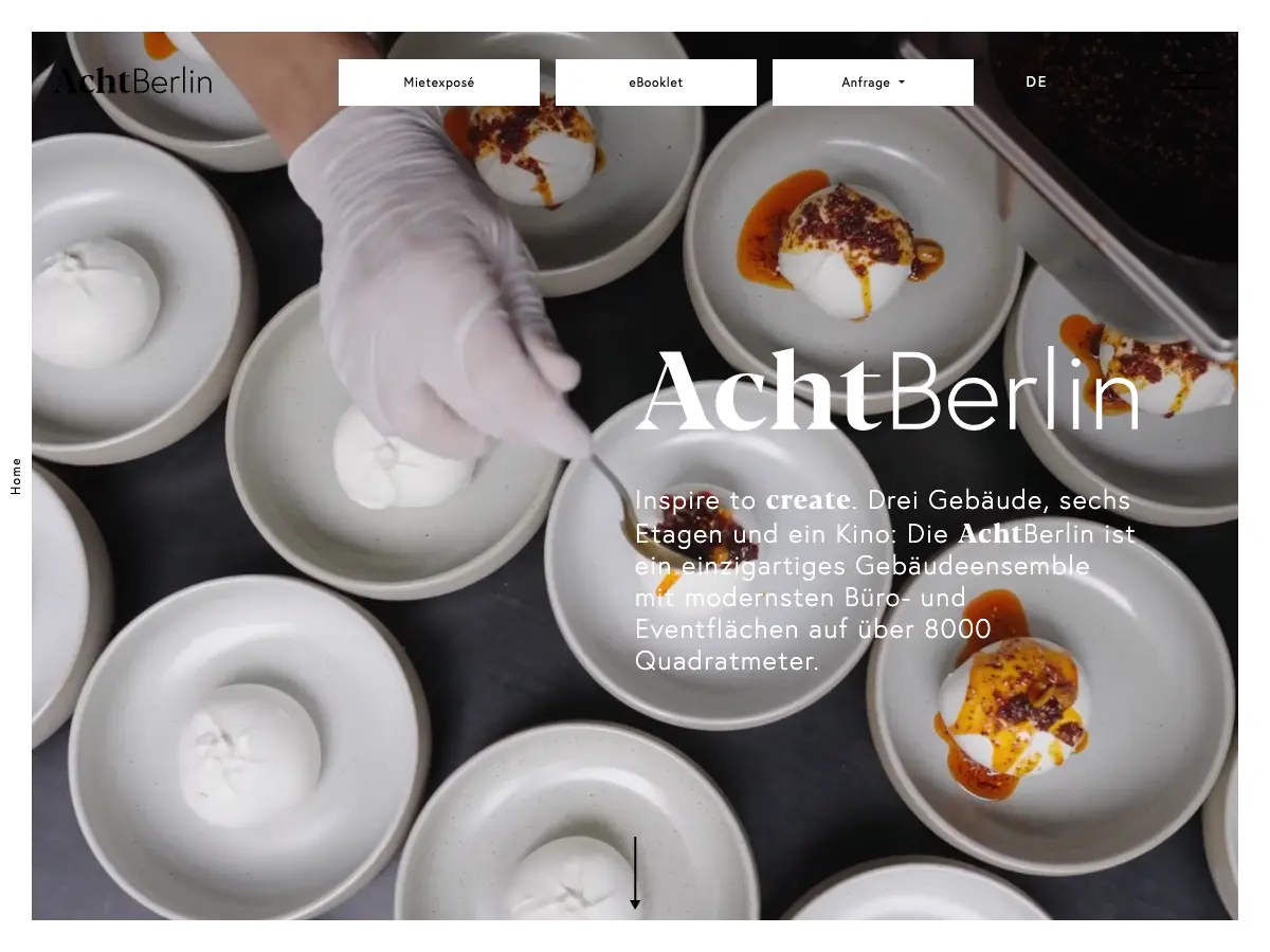 AchtBerlin's website