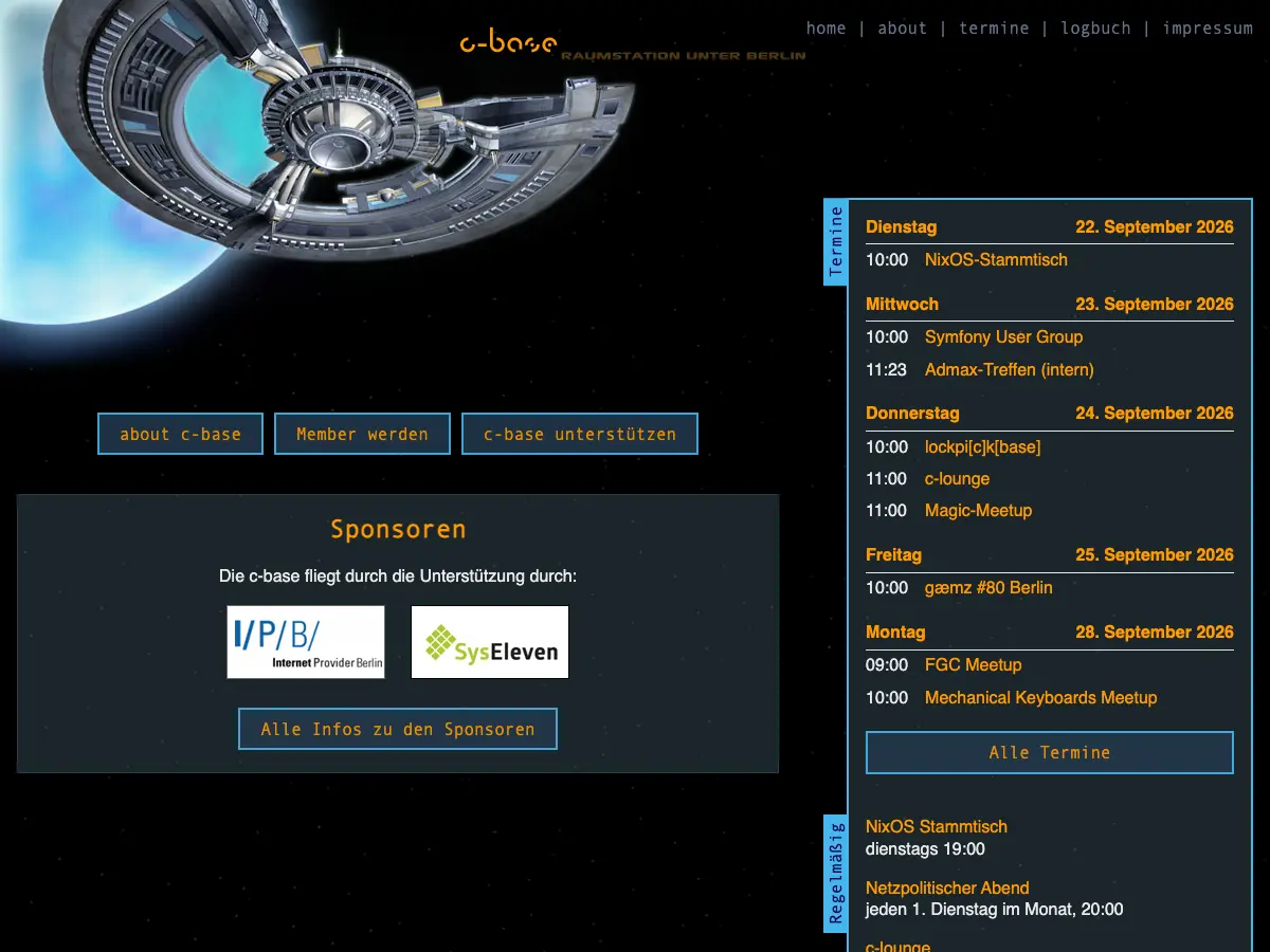 c-base's website