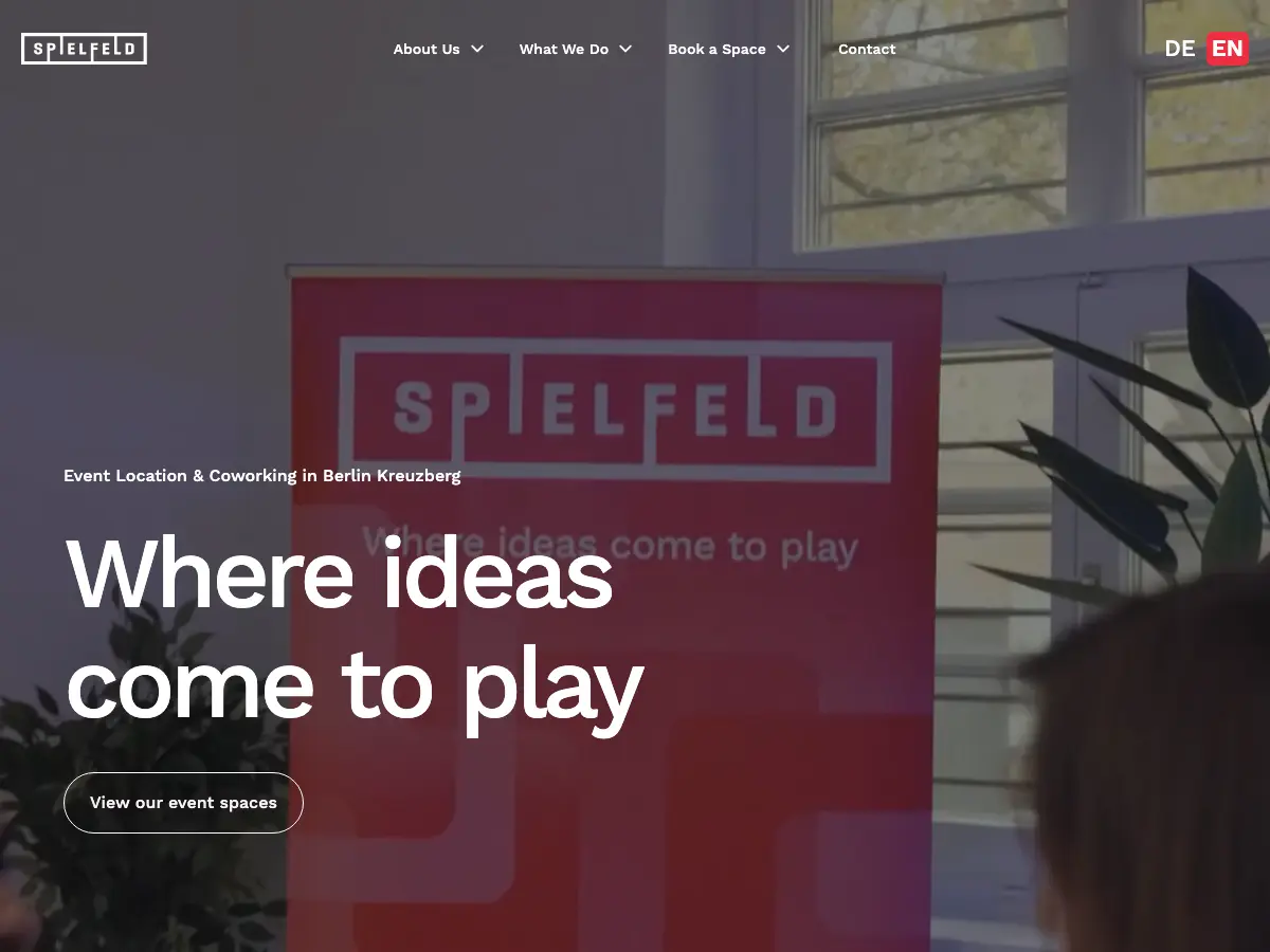 Spielfield Digital Hub's website