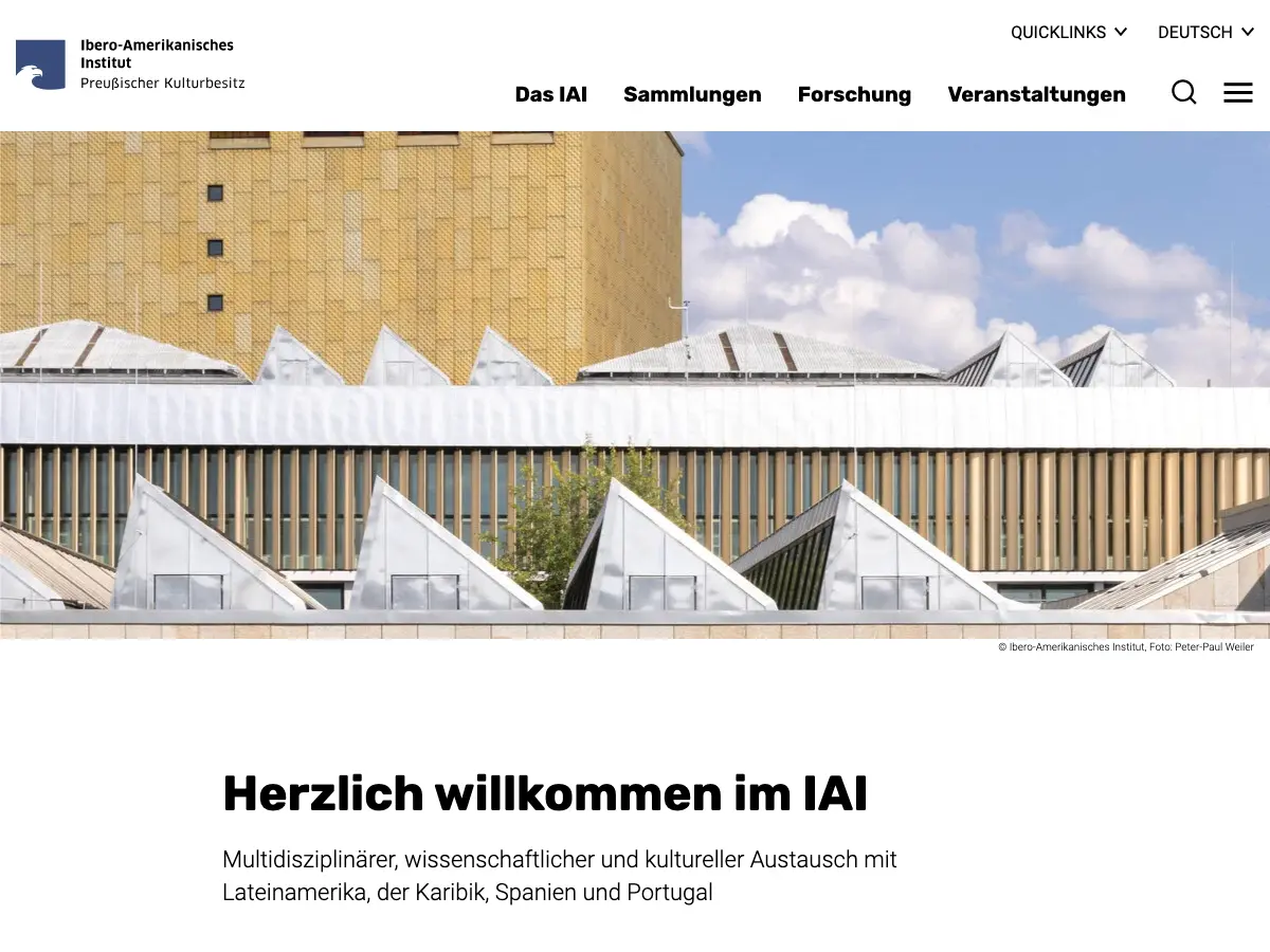 Ibero-Amerikanisches Institut's website