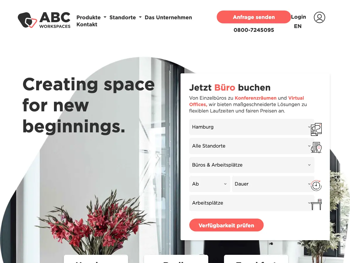 ABC Workspaces Friedrichstraße's website