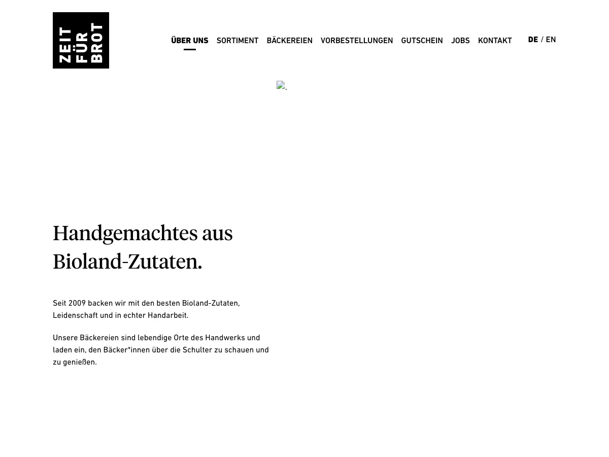 Zeit für Brot's website