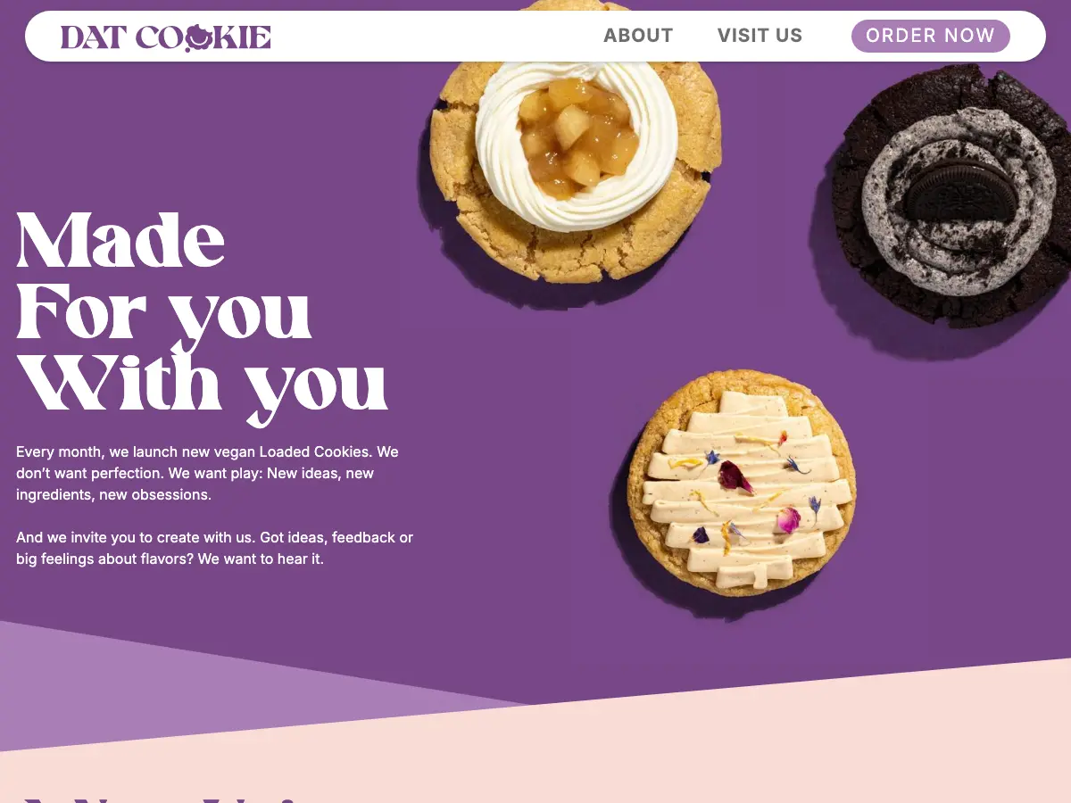 Dat Cookie's website