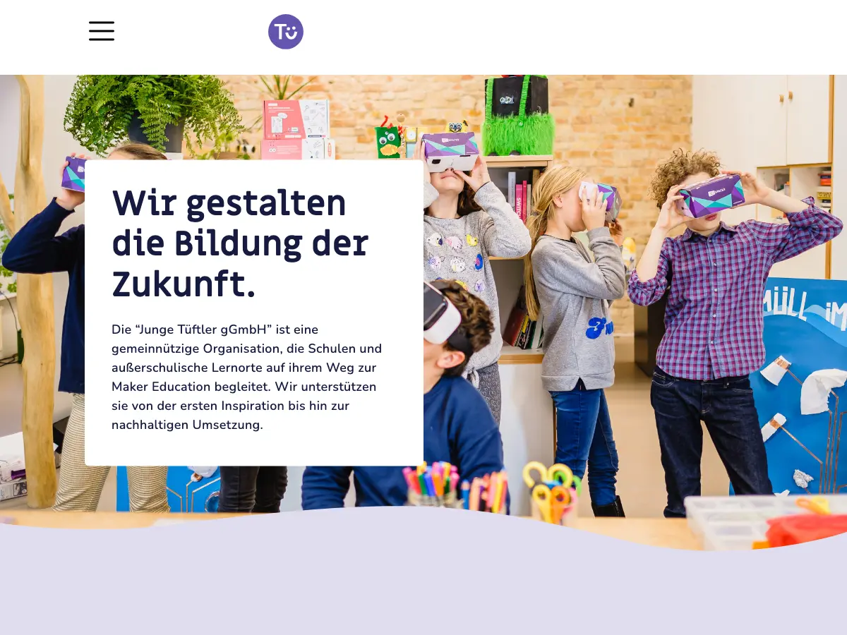 Junge Tüftler*innen's website
