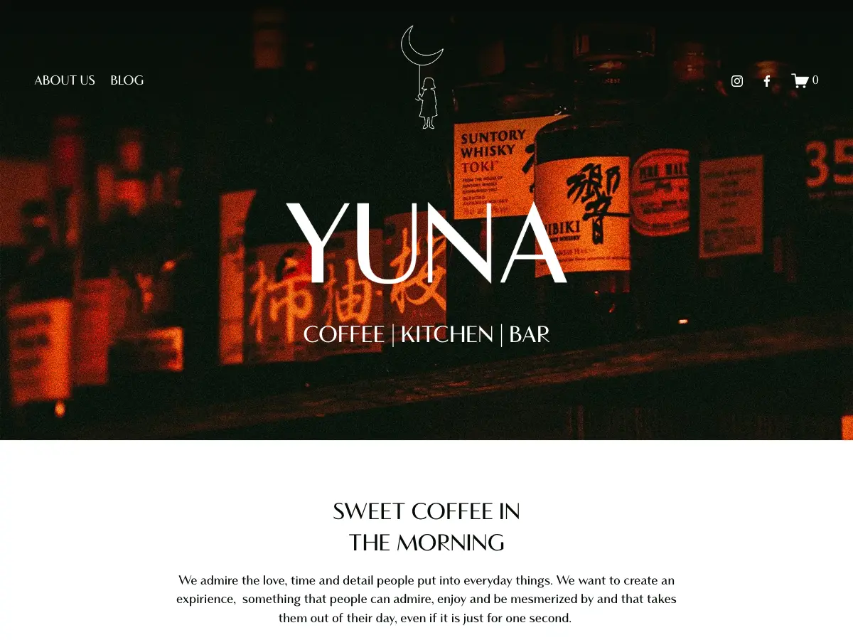 YUNA's website