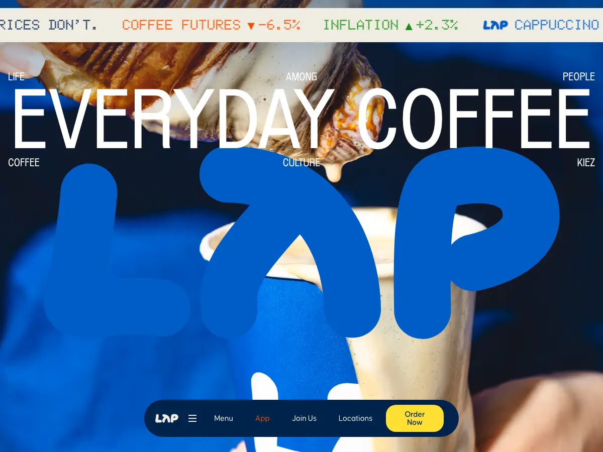LAP COFFEE's website
