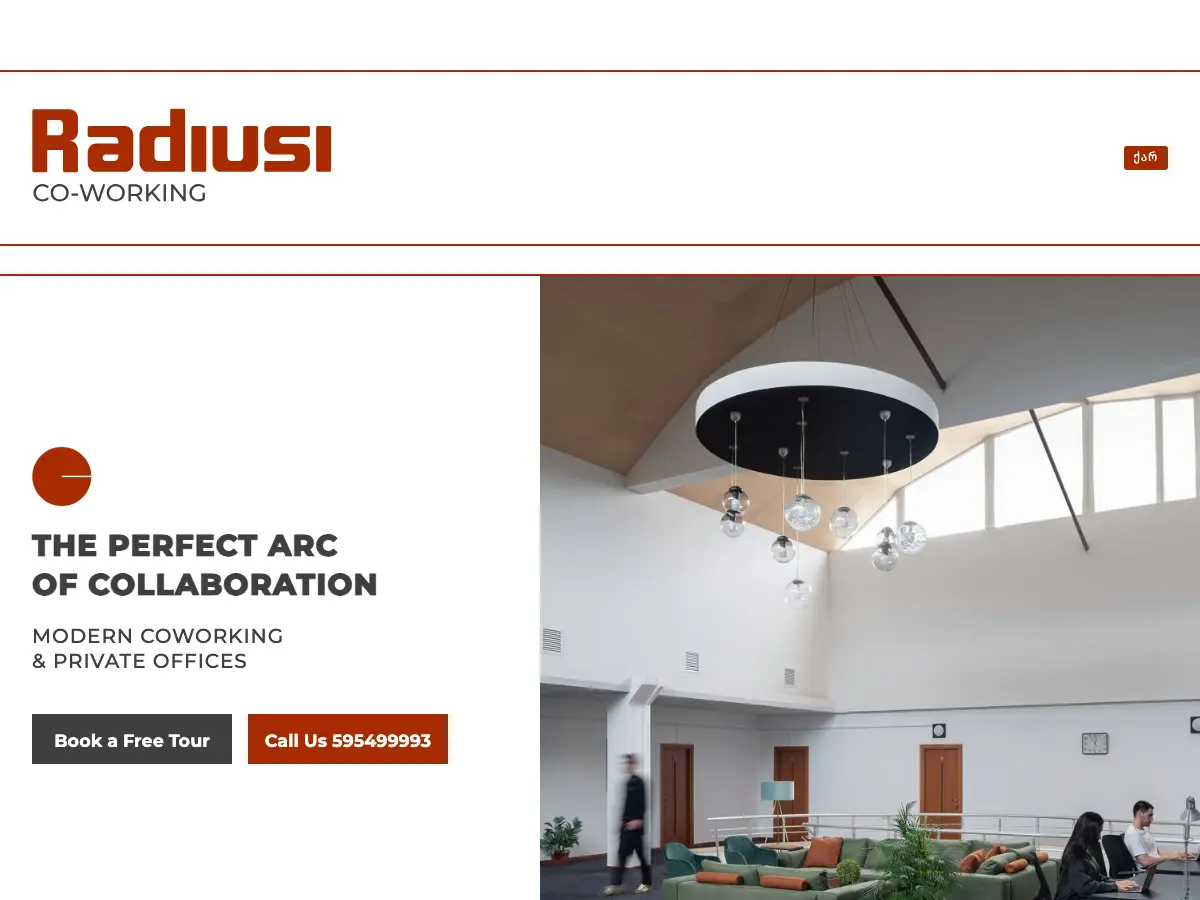 Radiusi's website