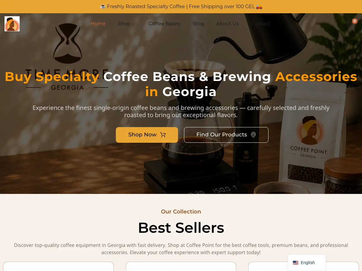 Coffee Point's website