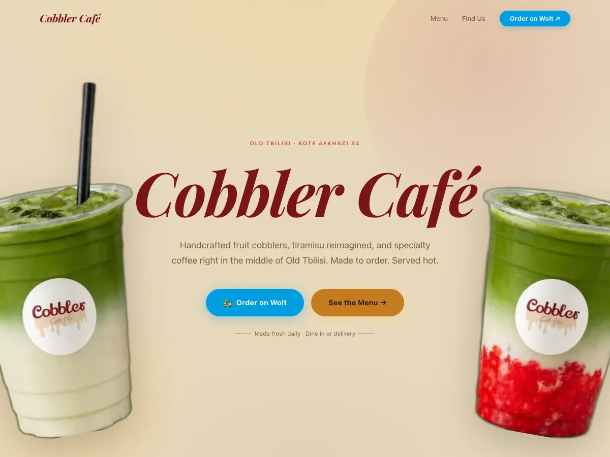 Cobbler & more's website