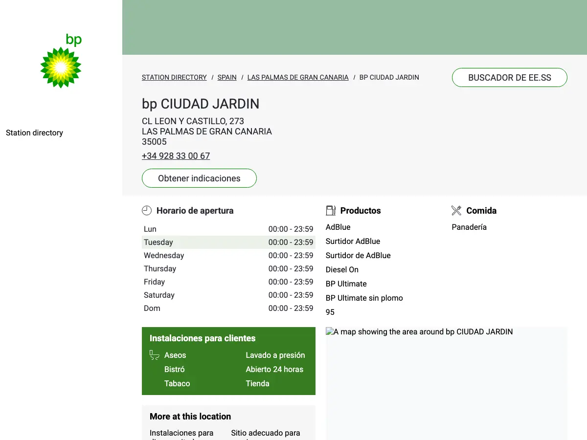 bp's website