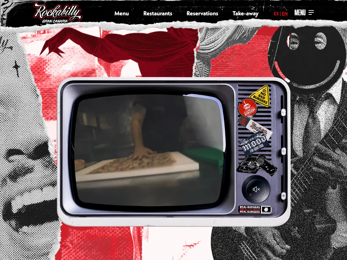 Rockabilly Burger Bar's website