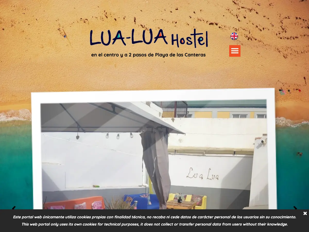 Lua Lua Hostel Las Palmas's website