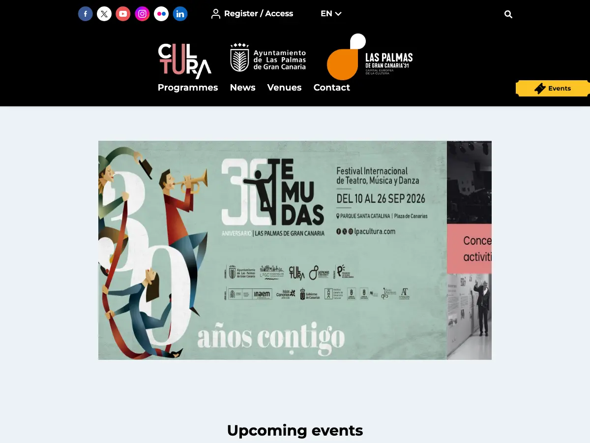 Biblioteca Municipal Pepe Dámaso's website